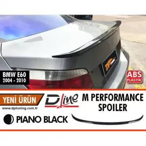 image-44-E60 M Performance Style hátsó spoiler zongoralakk fekete ABS / 2004-2010