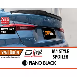 image-49-G22 M4 Style hátsó spoiler zongoralakk fekete ABS / 2021-
