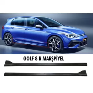 image-64-Golf 8 R küszöb spoilerek nyers felületű vákuum műanyag / 2019 -