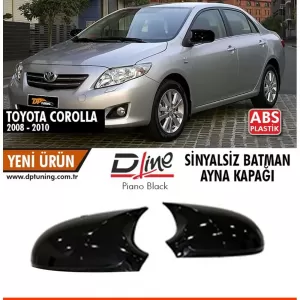 image-58-Toyota Corolla E140 Batman tükörborító, index nélküli, zongoralakk fekete / 2008-2010
