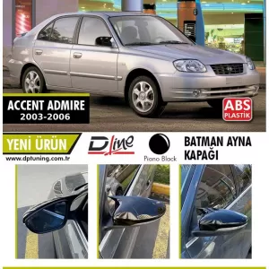 image-79-Hyundai Accent Admire Batman tökükör borító zongoralakk fekete / 2003 - 2006