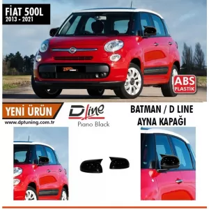 image-7-Fiat 500L Batman tükörborítás, zongoralakk fekete / 2013 - 2021
