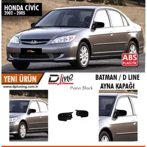 image-8-Civic Batman tükörborítás zongoralakk fekete / 2002-2005