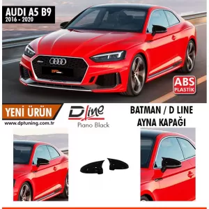 image-19-Audi A5 B9 Batman tökrösborító zongoralakk fekete / 2016-2020