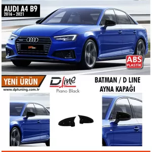 image-20-Audi A4 B9 Batman tükörborítás, zongoralakk fekete / 2016-2021