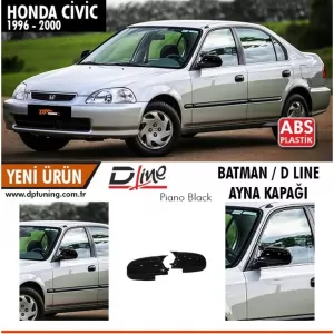 image-25-Civic EK Batman tükörborító zongoralakk fekete / 1996-2000