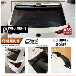 image-65-Polo Mk6 FL Oettinger tetőspoiler nyers felület ABS / 2021 -