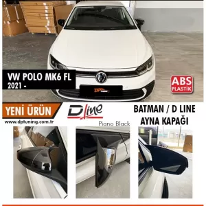 image-27-Polo Mk6 FL Batman tökrösborító zongoralakk fekete / 2018 -
