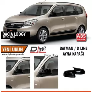 image-42-Dacia Lodgy Batman tükörborító zongoralakk fekete / 2012 - 2021