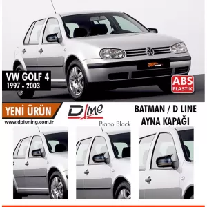 image-3-Golf Mk4 Batman tükörborító zongoralakk fekete / 2003-2009