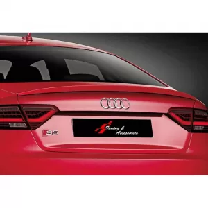 image-71-Audi A5 B8 S5 Style hátsó csomagtér spoiler, zongoralakk fekete, vákuumozott műanyag / 2007-2016 (2 ajtós)