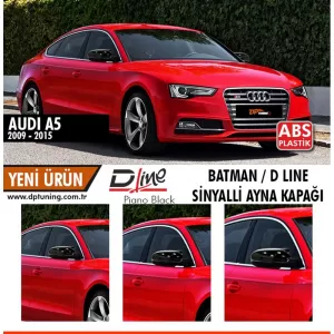 image-14-Audi A5 B8 Batman tükörborítás, zongoralakk fekete / 2009-2015