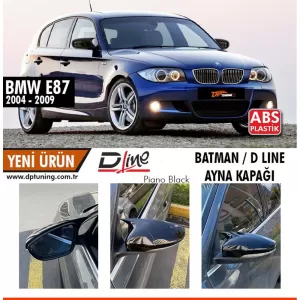 image-22-BMW E87 Batman tökükör borító zongoralakk fekete / 2004-2011