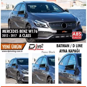 image-30-A-osztály W176 Batman tükörborítás zongoralakk fekete / 2012-2018