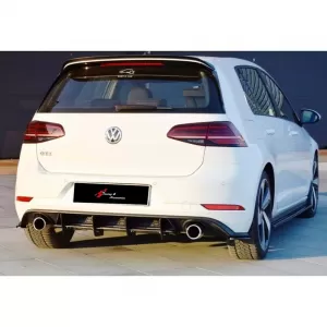 image-15-Golf 7 FL GTI Max hátsó diffózor splitter matt fekete ABS műanyag / 2017-2019
