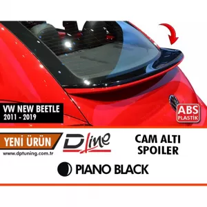 image-79-Beetle A5 hátsó szélvédő alatti spoiler zongoralakk fekete ABS / 2011-2019
