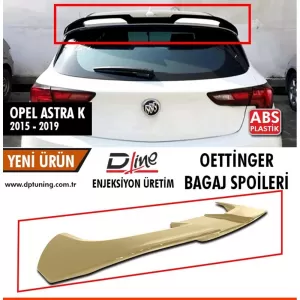 image-0-Astra K Oettinger Style tetőspoiler nyers felület ABS / 2015-2021
