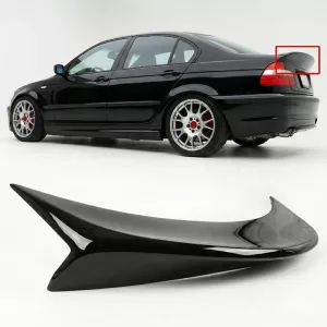 image-1-E46 CSL csomagtartó spoiler, zongoralakk fekete, vákuumozott műanyag / 1997-2006 (4 ajtós)