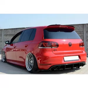 image-5-Golf 6 R GTI Max hátsó tetőspoiler zongoralakk fekete vákuum műanyag / 2008-2012