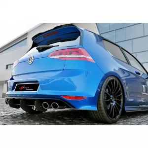 image-24-Golf 7 R Max hátsó diffózor splitter matt fekete ABS műanyag / 2012-2019