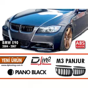 image-51-E90 M3 hűtőrács zongoralakk fekete ABS / 2004-2008