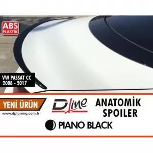 image-11-Passat CC csomagtartó spoiler, zongoralakk fekete, ABS / 2012-2017