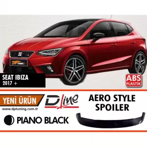 image-19-Ibiza Mk5 Aero Style spoiler zongoralakk fekete ABS / 2017-2020