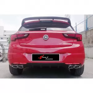 image-47-Astra K HB OPC Style diffúzor dupla króm kipufogóvéggel zongoralakk fekete vákuum műanyag / 2015-2021