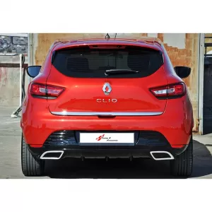 image-52-Clio 4 Sport diffúzor + króm kipufogóvégek zongoralakk fekete vákuum műanyag / 2012-2019