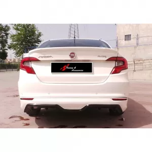 image-25-Fiat Egea Sedan hátsó lökhárító toldat, kipufogó kivágás nélkül, vákuumozott műanyag / 2015-