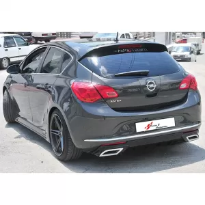 image-56-Astra J HB Sport hátsó diffúzor + króm kipufogóvégek, zongoralakk fekete, vákuumozott műanyag / 2012-2015
