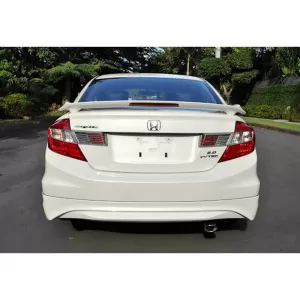 image-26-Civic FB7 Modulo Style hátsó lökhárító toldat, kipufogó kivágás nélkül, fényezetlen, vákuum műanyag / 2012-2016