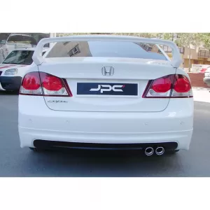 image-29-Honda Civic FD6 Mugen modell hátsó lökhárító toldat, jobb oldali dupla kivezetéses, vákuumozott műanyag / 2006-2011
