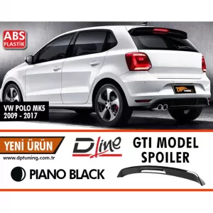 image-43-Polo Mk5 GTI Style hátsó spoiler zongoralakk fekete ABS / 2011-2018