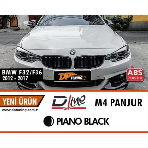 image-54-F32 - F33 - F36 M4 hűtőrács zongoralakk fekete ABS / 2014-2020