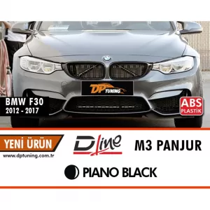 image-55-F30 M3 hűtőrács zongoralakk fekete ABS / 2012-2018