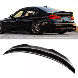 image-45-PSM style hátsó spoiler BMW 3-as F30-hoz, zongoralakk fekete / 2012-2018