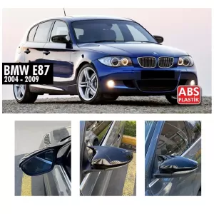 image-76-Batman design tükörborítás BMW 1-es E87 2004-2011 - zongoralakk fekete