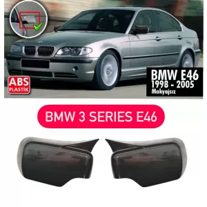 image-77-Batman design tükörborítás BMW 3-as E46 1998-2005 - zongoralakk fekete
