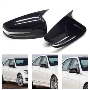 image-1-Batman design tükörborítás Mercedes C-osztály W204 2007-2014 - zongoralakk fekete