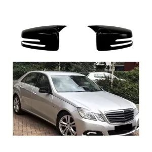 image-2-Batman design tükörborító Mercedes E-osztály W212 2009-2016 - zongoralakk fekete