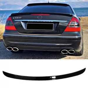 image-71-Csomagtartó spoiler Mercedes E-osztály W211-hez, zongoralakk fekete