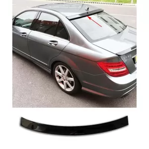 image-79-Hátsó ablak spoiler Mercedes C Class W204 fekete zongoralakk kivitel