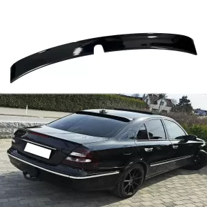 image-0-Hátsó ablak spoiler Mercedes E-osztály W211-hez, zongoralakk fekete színben