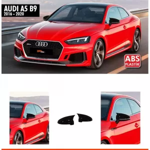 image-27-Batman design tükörborító Audi A5 2016-2021 fekete zongoralakk