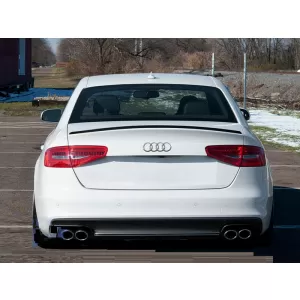 image-11-Spoiler Audi A4 B8 / B8.5 2008-2015 modellhez, zongoralakk fekete, Slim Style
