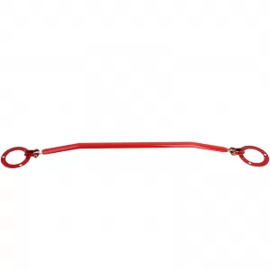 Aluminum strut bar red front adjustable suitable for 5 Series BMW E34 520i 525i 89-96