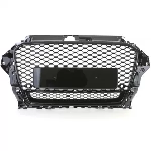 Sport grille honeycomb grille black gloss for Audi A3 8V 12-16