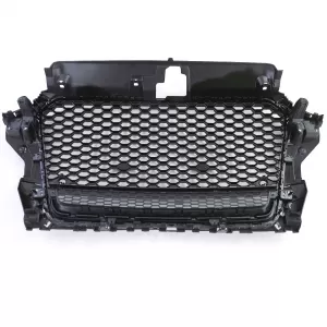 Sport grille honeycomb grille black gloss for Audi A3 8V 12-16