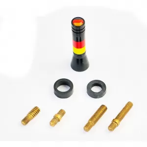 5cm car short rod antenna Germany flag for VW Golf 3 4 5 Polo 6N2 9N Bora